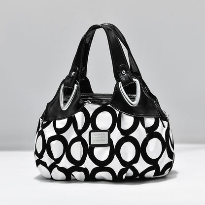 Fashion Trend Women's Multicolor Simple Handbag