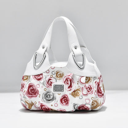 Fashion Trend Women's Multicolor Simple Handbag