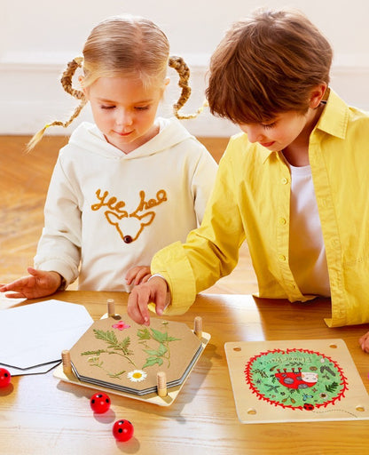 Children's Handmade Knurling Tool Herbarium Outdoor Collection Leaves And Flowers Handmade Tools