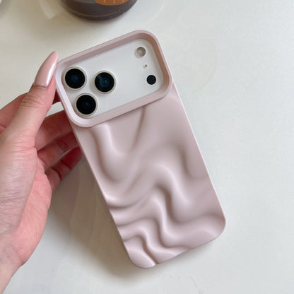 Creative Versatile Solid Color Irregular Wave Pattern Phone Case