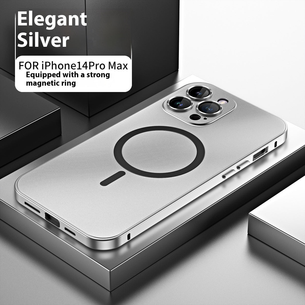 Metal Aluminum Alloy Frame Magnetic Phone Case