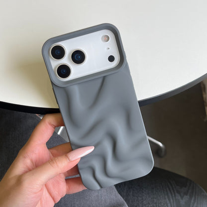 Creative Versatile Solid Color Irregular Wave Pattern Phone Case