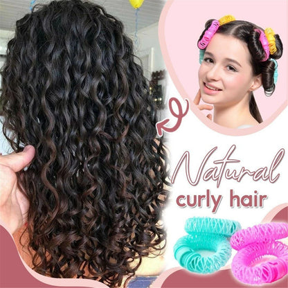 Donut Hair Rollers Magic Sticks Hair Natural Curlers Circle Spiral Plastic DIY Hair Styling Curly