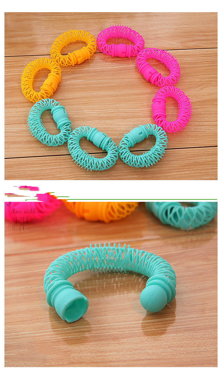 Donut Hair Rollers Magic Sticks Hair Natural Curlers Circle Spiral Plastic DIY Hair Styling Curly