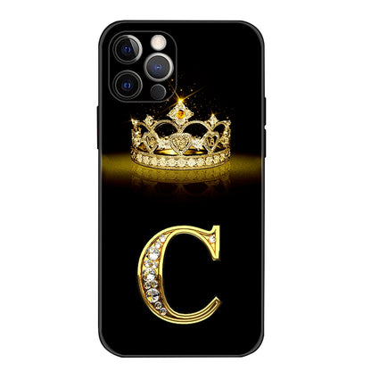 Silicone Crown Diamond Phone Case