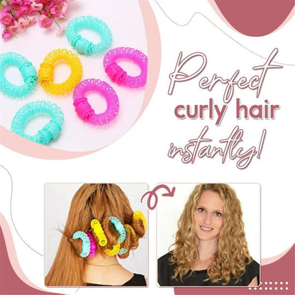 Donut Hair Rollers Magic Sticks Hair Natural Curlers Circle Spiral Plastic DIY Hair Styling Curly