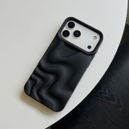 Creative Versatile Solid Color Irregular Wave Pattern Phone Case
