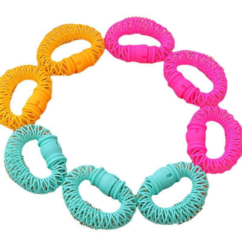 Donut Hair Rollers Magic Sticks Hair Natural Curlers Circle Spiral Plastic DIY Hair Styling Curly